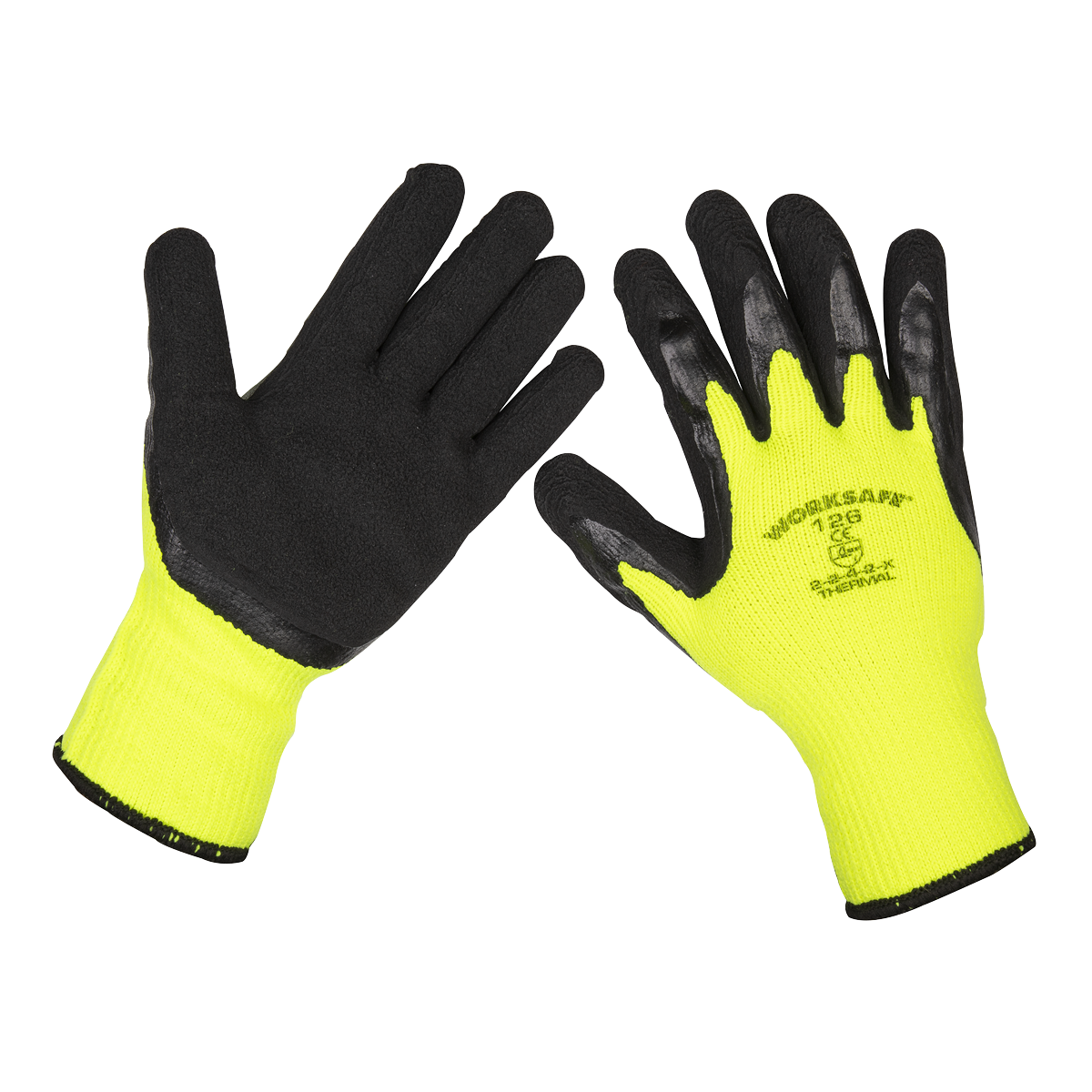 Thermal Super Grip Gloves (Large) - Pair