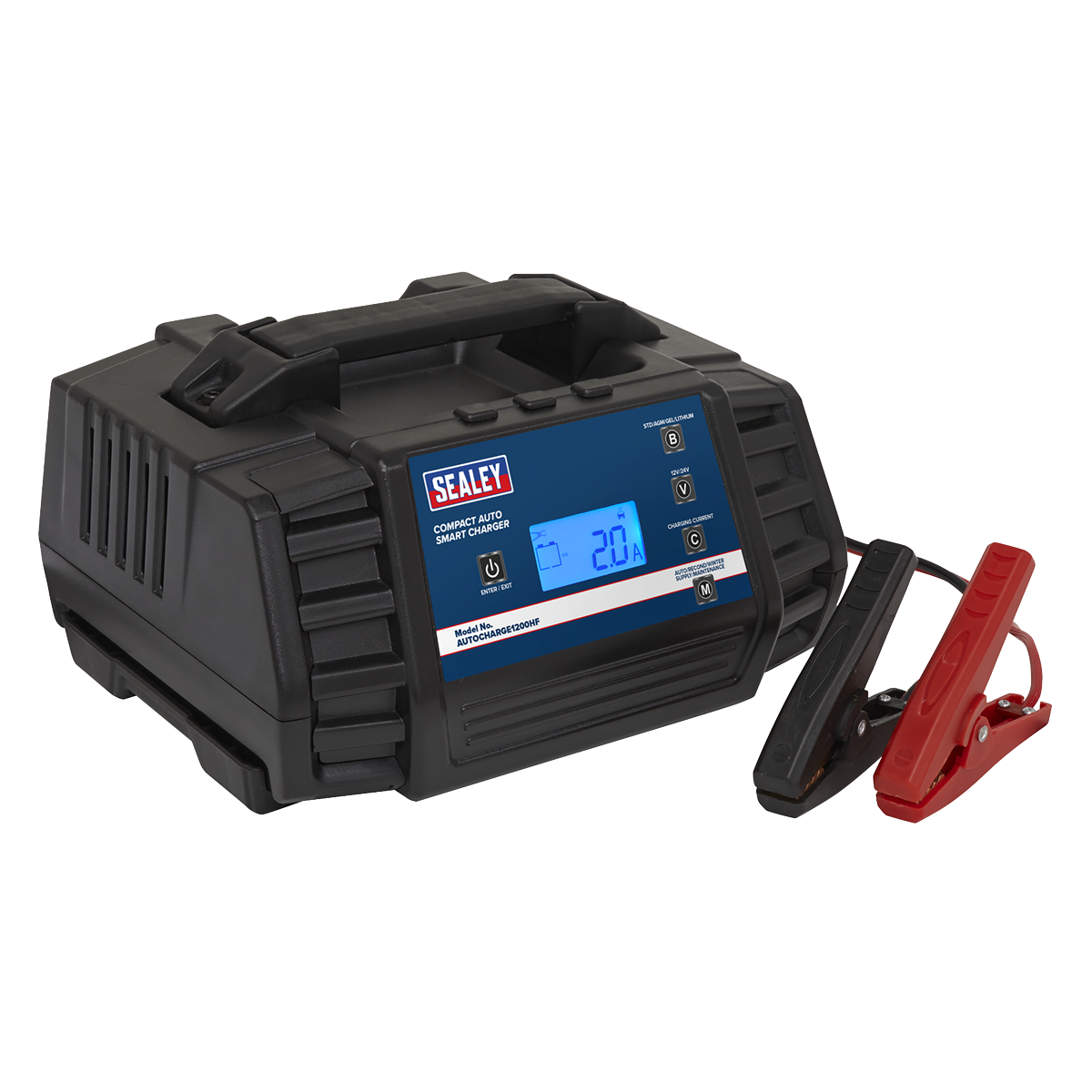 Compact Smart Trickle Charger & Maintainer 1A 6/12V